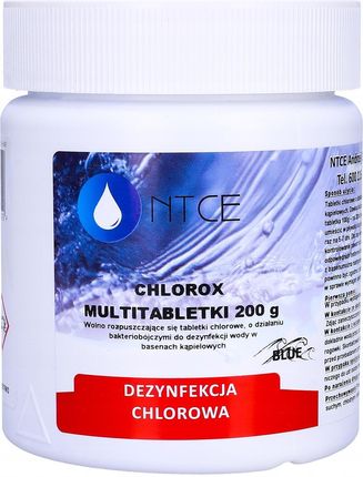 Ntce Chlorox Multitabletki 200g Blue Tabletki Chlorowe Do Basenu 0,4kg 1821