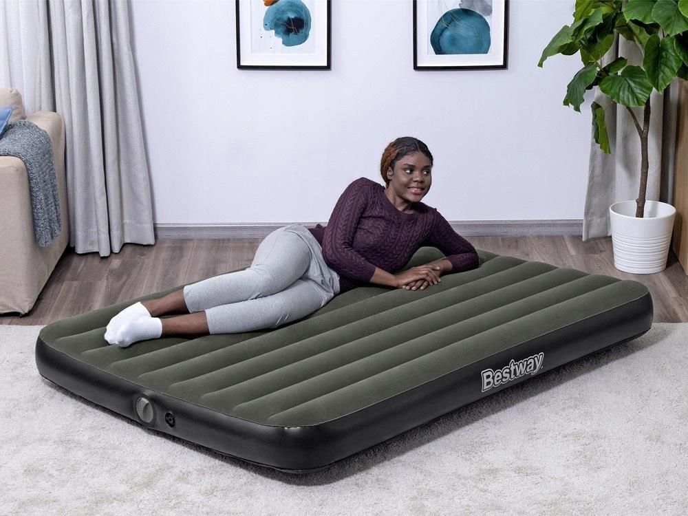 2os Bestway 2Os Materac Queen Wbudowana Pompka Tritech Air 203X152X25Cm ...