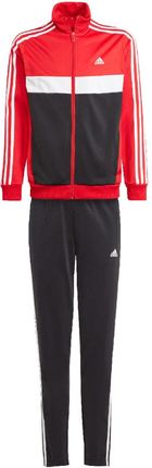 Adidas Dres dla dzieci adidas Essentials 3-Stripes Tiberio Track Suit czerwono-czarny IJ7083