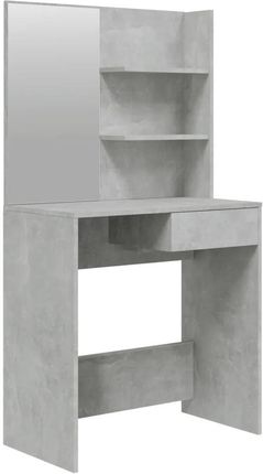 Zakito Home Toaletka Z Lustrem 74,5X40X141 Szarość Betonu