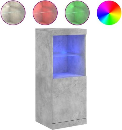 Zakito Home Komoda Led Beton 41X37X100 Cm Szary