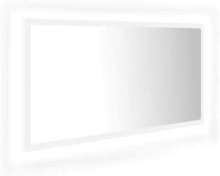 Zakito Home Lustro Led 90X8,5X37Cm Białe