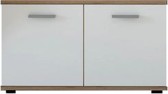 Zdjęcie Szafka Na Buty Santo Typ C 2D Dąb Wotan Biała - Świnoujście