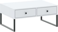 Zdjęcie Intermeble Stolik Kawowy Linea 2S Czarny Biały - Biskupiec