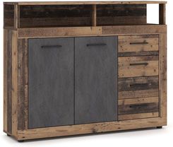 Zdjęcie Wipmeb Komoda Midi Luna A 2D4S Old Style Dark Matera - Bieżuń