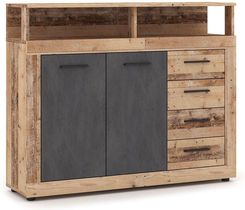 Zdjęcie Wipmeb Komoda Midi Luna A 2D4S Old Style Light Matera - Bieżuń