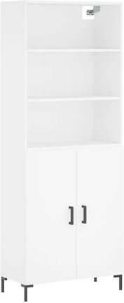 Zakito Europe Komoda Wysoka Biała 69,5X34X180Cm (Ze3189253)