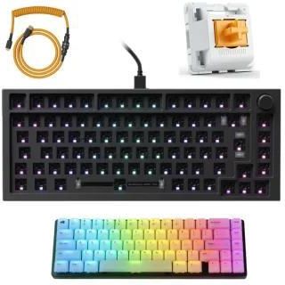 Klawiatura Glorious GMMK PRO Panda Polychroma KIT (GLOGMMKP75RGBB+GLOSWTHPANDALUBED+GLOK)