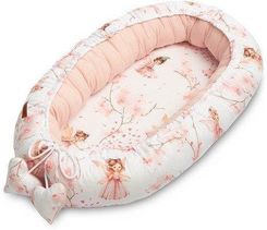 Zdjęcie Kokon Muślin Wróżki Różowy 80X45 - Stopnica