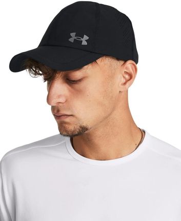 Męska czapka z daszkiem do biegania Under Armour M Iso-chill Launch Adj - czarna