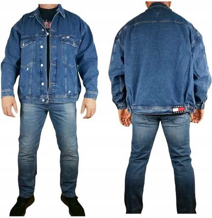 Tommy Jeans - męska kurtka - Plus Oversize Denim JKT oryg. DM0DM16243 - XXL