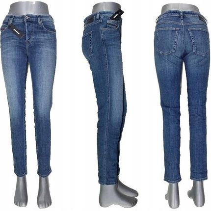 Damskie jeansy Diesel Babhila 00S7LZ-081AI Slim Skinny - oryginalne W27/L34