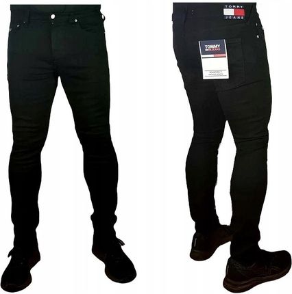 Tommy Jeans Scanton jeansy męskie DM0DM16014 czarne nowa kol. oryg. W36/L34