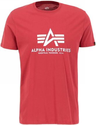 Koszulka Alpha Industries Basic 100501 523 - RBF Red RATY 0% | PayPo | GRATIS WYSYŁKA | ZWROT DO 100 DNI