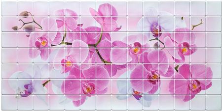 Systemdecor Panel Ścienny Różowa Orchidea Pcv 3D Kuchnia Łazienka Pokój Dekoracyjny