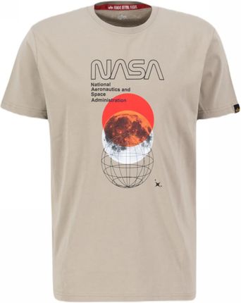 Koszulka Alpha Industries NASA Orbit T 146510 679 - Vintage Sand RATY 0% | PayPo | GRATIS WYSYŁKA | ZWROT DO 100 DNI