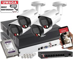 Zestaw monitoringu z możliwością rozbudowy IP Dahua 4x IPC-HFW2849S-S-IL-0280B 8MPx
