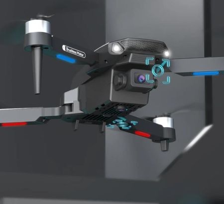 DRON E88 WIFI - 2 KAMERY - 100m 2x1800 mAh - zdjęcie 4