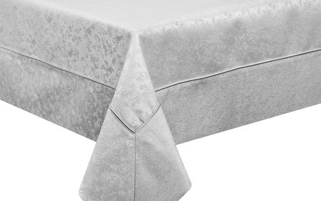 Obrus "VARSOVIA" 140/210 cm srebrny