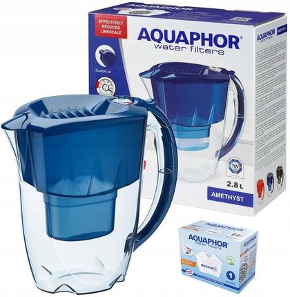 Dzbanek filtrujący Aquaphor Amethyst 2.8l Granatowy + Filtr Wkład Maxfor+