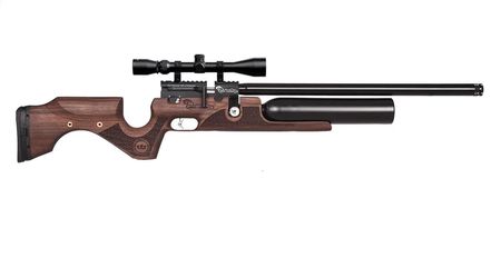 Karabinek wiatrówka KRAL BigHorn PCP Puncher w drewnie 4,5 mm ekp<17J KPBH45