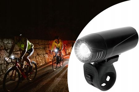 LAMPKA ROWEROWA ZESTAW PRZÓD + TYŁ LED DO ROWERU NA ROWER KIEROWNICĘ MOCNA - zdjęcie 4