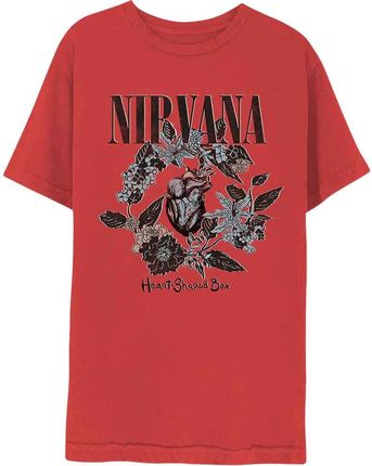 Nirvana Koszulka Heart-Shaped Box Red L