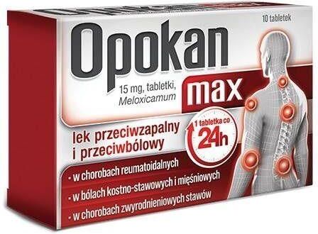 Opokan Max 15 mg 10 tabl.