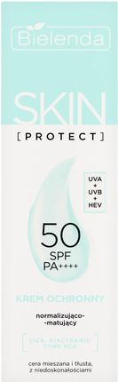 Krem Bielenda Skin Protect Ochronny Normalizująco-Matujący Z Spf50 Do Twarzy 50ml