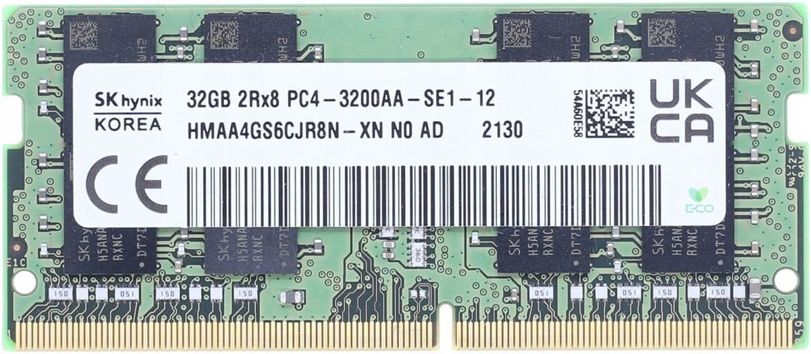Pamięć RAM Hynix So-Dimm 32Gb DDR4 2Rx8 200Mhz Pc4-25600