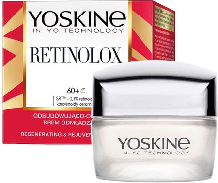 Yoskine Retinolox Odbudowująco-Odżywczy Odmładzający Krem Do Twarzy Na Noc 60+ 50ml