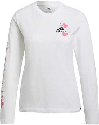 adidas Koszulka Damska Floral Long Sleeve Biała H14699