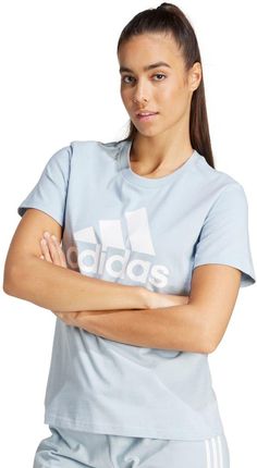 adidas Koszulka Damska Loungewear Essentials Logo Tee Jasnoniebieska Ir5408