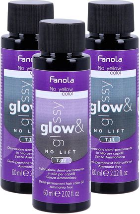 Fanola No Yellow Glow&Glossy Toner Do Włosów 60ml T. 11