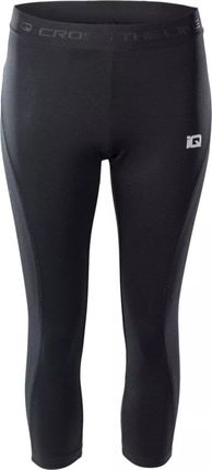 Iq Damskie Legginsy Cross The Line Tolka 3 4 Wmns Czarny S