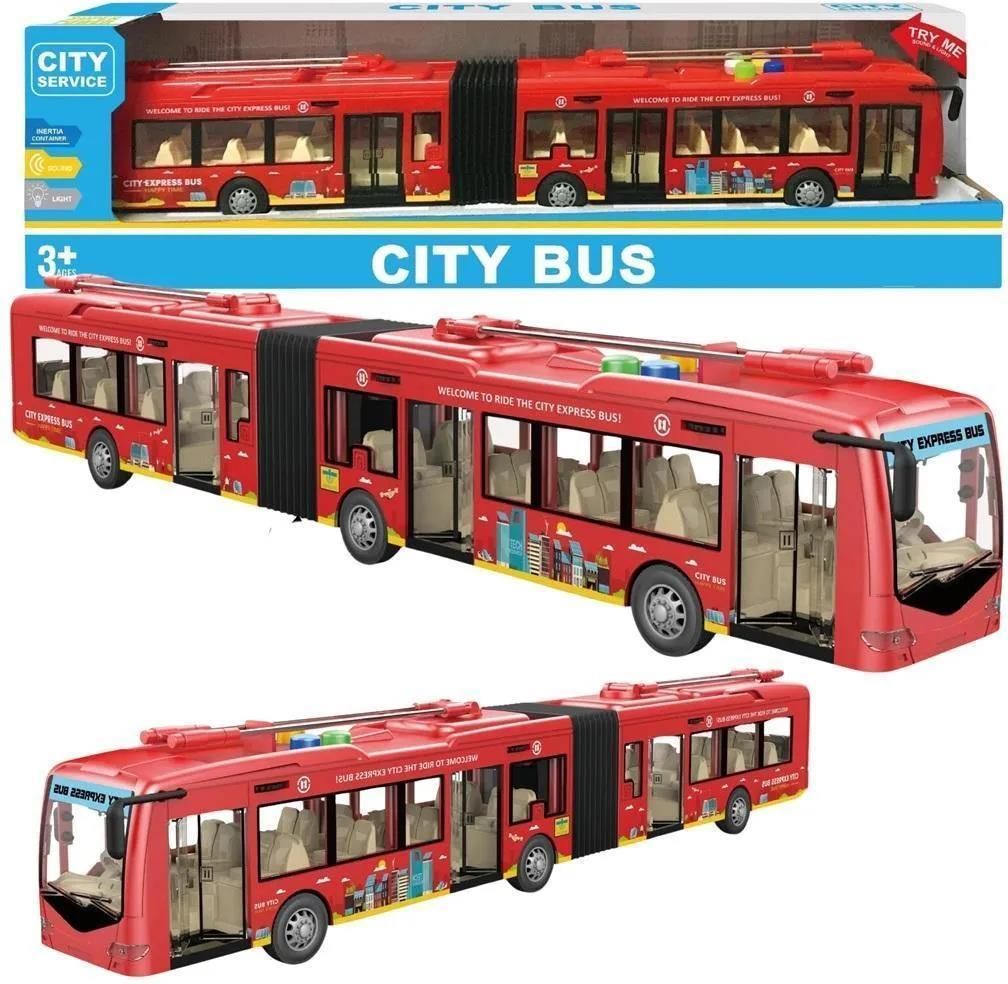 Maksik Work Autobus Przegubowy Miejski Otwierane Drzwi Efekty Świetlne ...