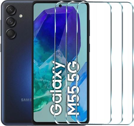 Cosmotel 3X Szkło Hartowane Szybka Na Wyświetlacz Do Samsung Galaxy M55 5G M52