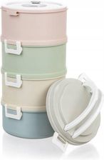 MENAŻKA pojemniki obiadowe LUNCH BOX czworak 4 cz. x 700 ml Avanza