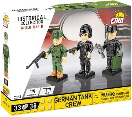 Cobi Cobi-2053 German Tank Crew 3 Fig