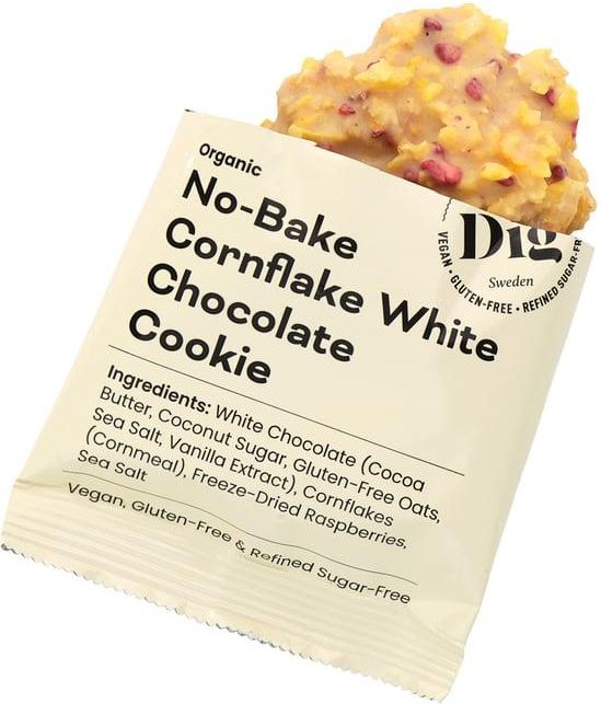 Dig Ciastko No Bake Cornflake White Chocolate Cookie 30g - Ceny i ...