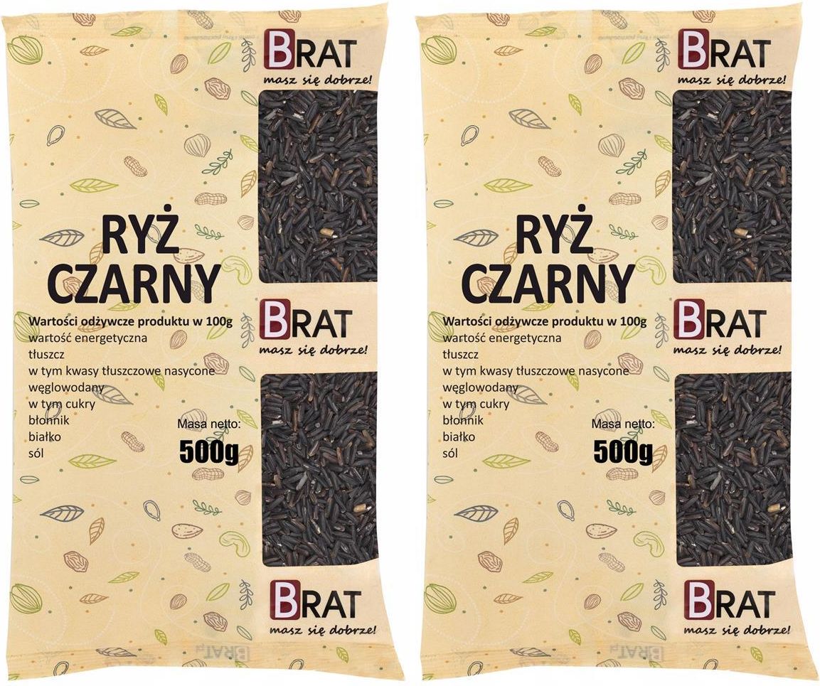 Brat.Pl Ryż Czarny 1kg 2X500g - Ceny i opinie - Ceneo.pl