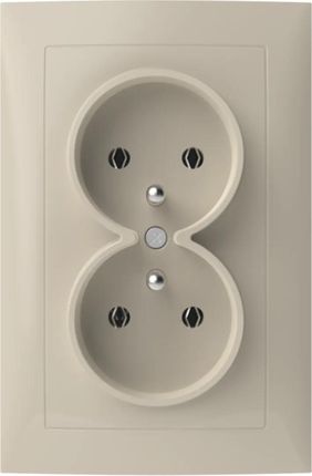 Gniazdo elektryczne Berker Gniazdo Podwójne Z Uziemieniem Gniazdo elektryczne Berker Gniazdo Podwójne Z Uziemieniem