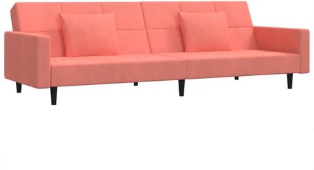 Zakito Europe Sofa Rozkładana 2 Osobowa 220X84,5X69 Różowa