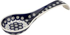 Zdjęcie Ceramiczna podstawka pod łyżkę Bolesławiec Kropki 8 - Sułkowice