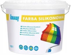 Zdjęcie Knauf Farba Silikonowa Egalizacyjna Biała 15l - Reda