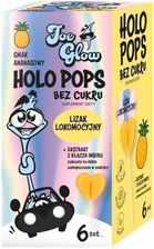 Zdjęcie Joe Glow Holopops Lizak Lokomocyjny Smak Ananasowy Bez Cukru Glutenu 6szt. X 6g - Prochowice