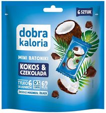 Zdjęcie Dobra Kaloria Mini Batoniki Kokos & Czekolada Bez Dodatku Cukru 6X18g - Buk