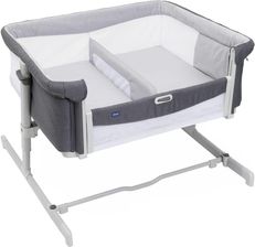 Zdjęcie Chicco Next 2 Me Twins Podwójne Łóżeczko Dostawne Dla Bliźniąt Magnet Grey - Bytom