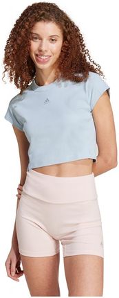 Koszulka adidas Lounge Ribbed Crop - IY6744