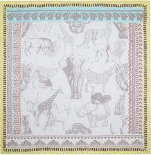 Zdjęcie Damska chusta wzorzysta żółto - szara - Piaseczno